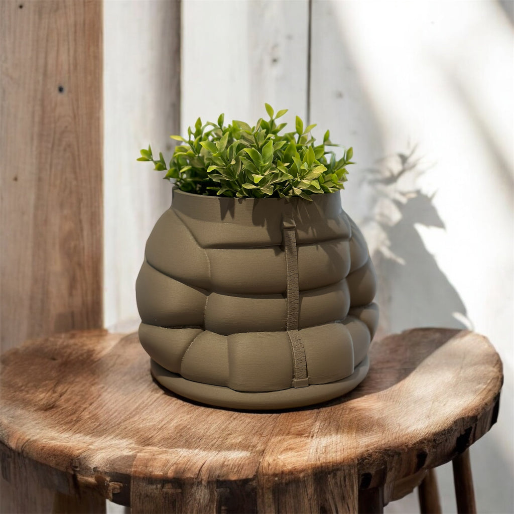 Inflated Jacket Planter Pot