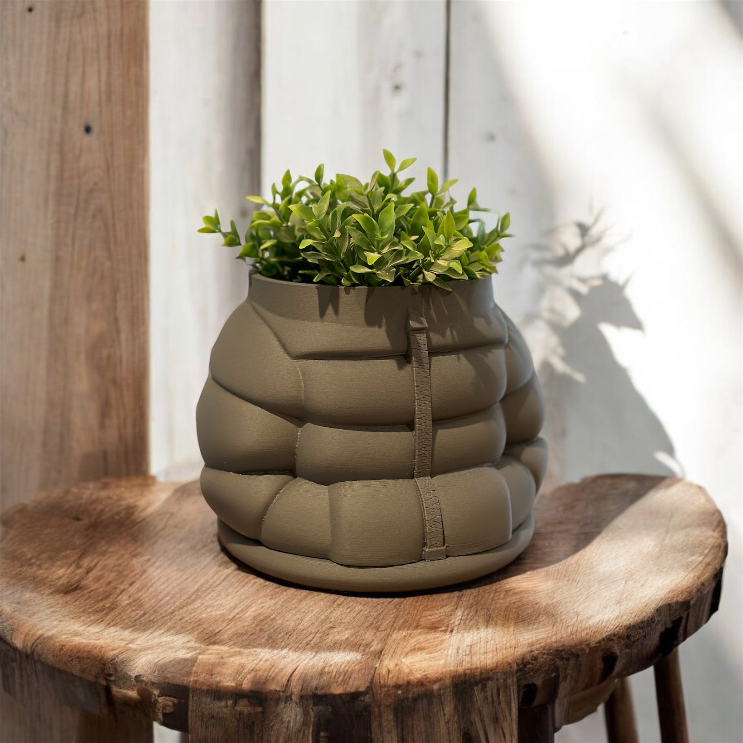 Inflated Jacket Planter Pot