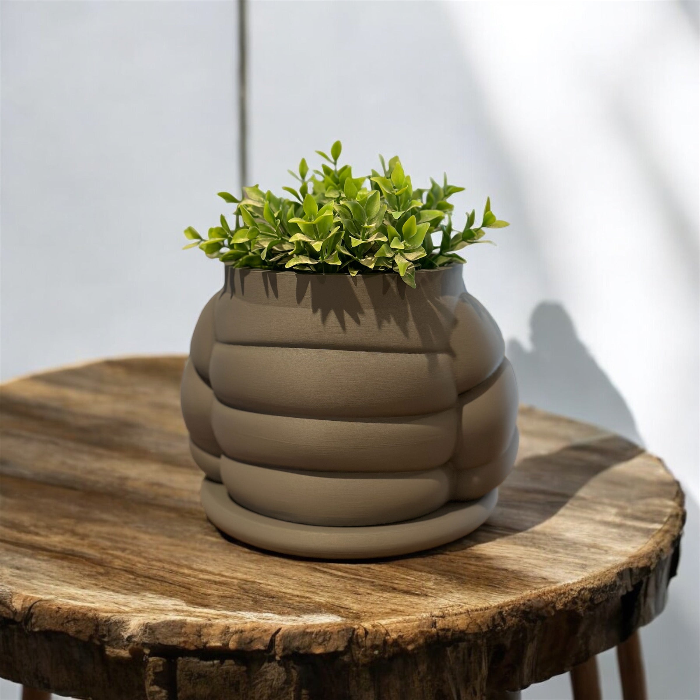 Inflated Jacket Planter Pot